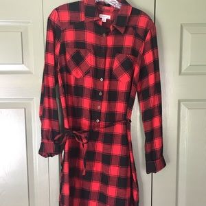 Merona flannel dress!